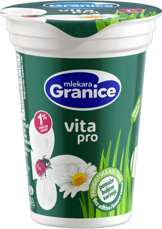 JOGURT VITA PRO 1%mm CASA 180gr GRANICE