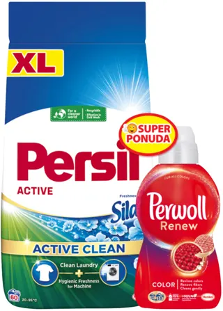 DETERDŽENT ZA VEŠ PERSIL 5.4KG+PERWOLL COLOR 990ML