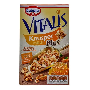 Musli Kris.plus/med&badem Vitalis 450g Vitalis