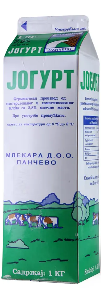 JOGURT 2.8%mm 1kg ML.PANCEVO MLEKARA PANČEVO
