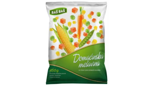 SMRZNUTO POVRĆE DOMAĆINSKA MEŠAVINA BAŠ BAŠ 450G BAS BAS
