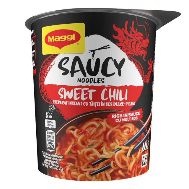 Nudle Saucy-Sweet chili cas.Maggi 75g Maggi
