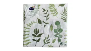 SALVETE 33 X 33 CM GREENERY 3SL 20 KOM DUNI