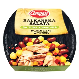 SALATA TUNA BALKANSKA 160gr COMPASS