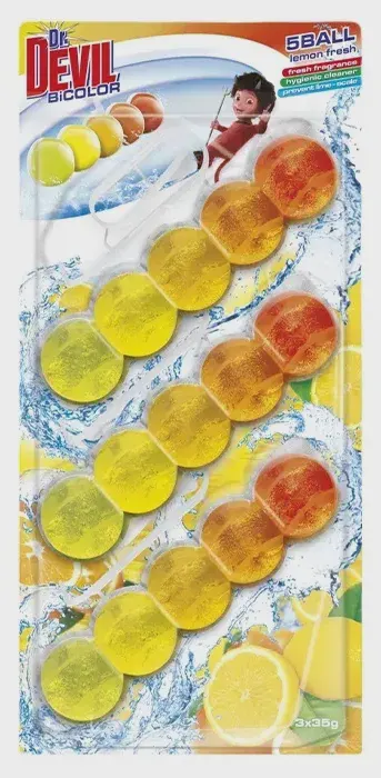 KUGLICE ZA WC SOLJU 3*35 DR LEMON FRESH 35 g