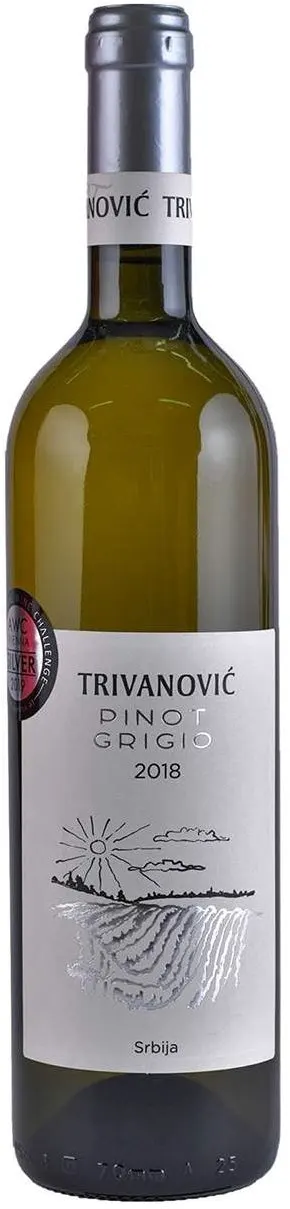 Vino belo Pinot Grigio Trivanovic 0.75l Podrum Trivanovic