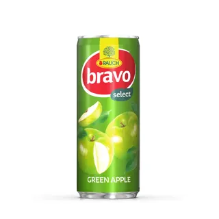 SOK RAUCH BRAVO ZELENA JABUKA LIMENKA 0.25L