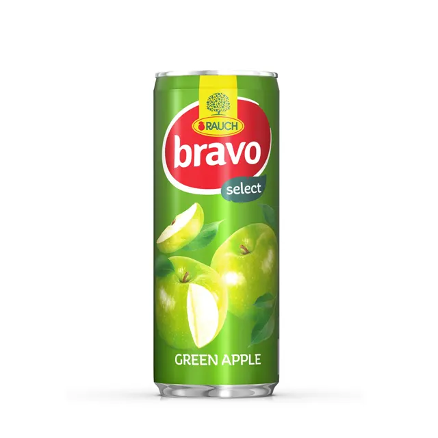 SOK RAUCH BRAVO ZELENA JABUKA LIMENKA 0.25L RAUCH
