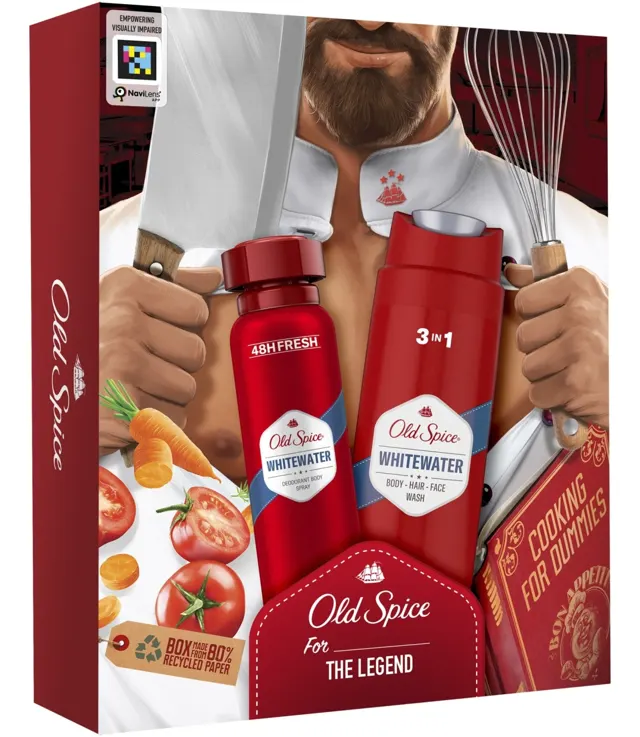 SET OLD SPICE XMAS WWATER CHEF SPR+SG GILLETTE