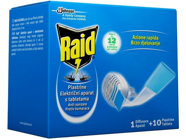 RAID EL.APARAT SA TABLETAMA PROTIV KOMARACA 10