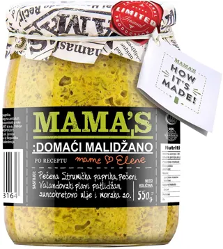 AJVAR DOMACI ZELENE PAPRIKE BLAGI 550gr MAMA S