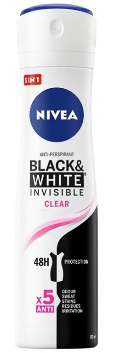 NIVEA DEO 150ml BLACK&WHITE zenski