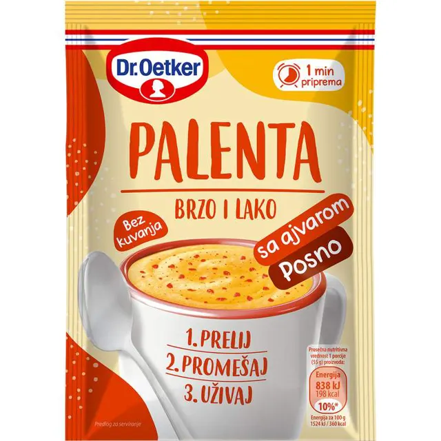 Palen.Brzo i lako sa ajvar.Dr.Oetker55g Dr Oetker