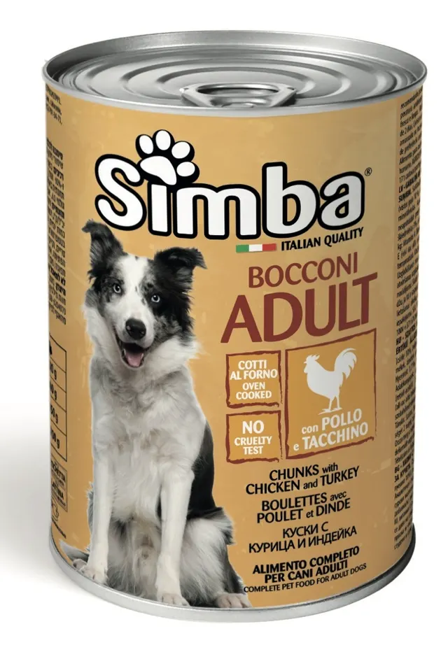 MG 1230g simba konzerva za pse piletina/curetina