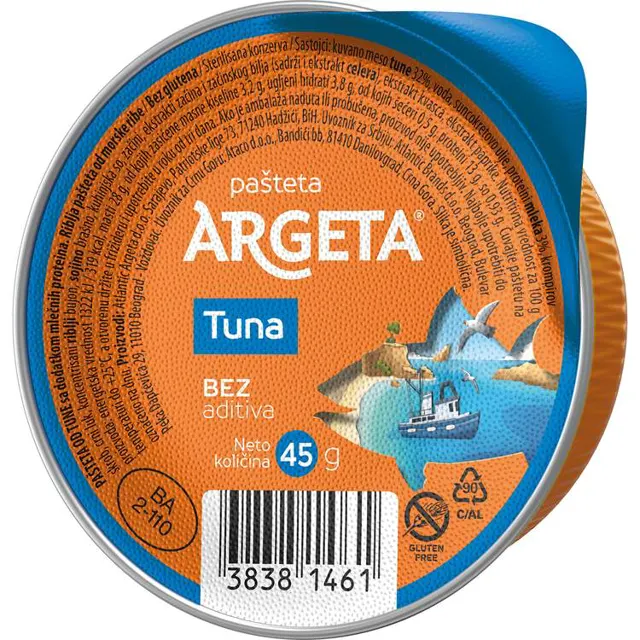 Pasteta tuna Argeta 45g Argeta