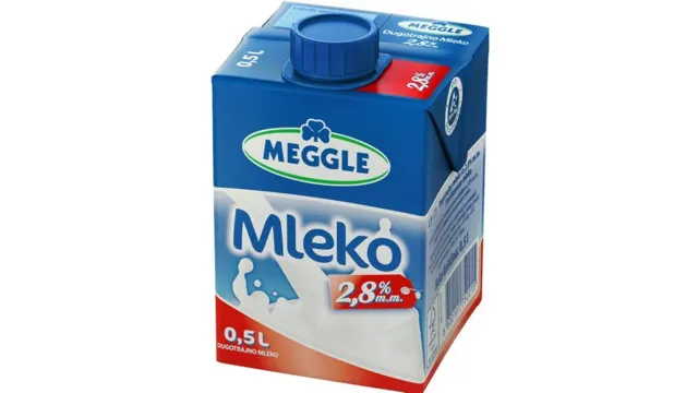 MLEKO STERILIZOVANO 2,8% MM TETRAPAK ČEP 0,5 L MEGGLE MEGGLE