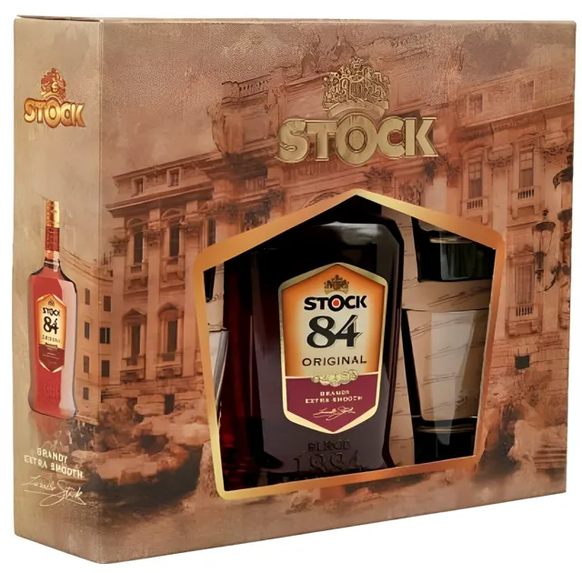 Brendi Stock 84 0.7l+4 case Stock 84