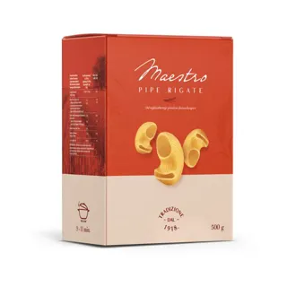 Testenina Pipe Rigati Maestro 500g
