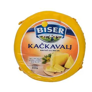 sir kackavalj 45%mm 450kr krstas biser mlekoproduk