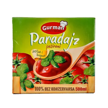 PASIRANI PARADAJZ BOSILJAK ORIGANO 500ml GURMAN MIN COMMERCE