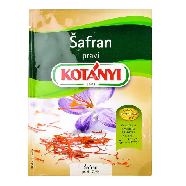 Zacin safran ceo Kotanyi 0,12g Kotanyi