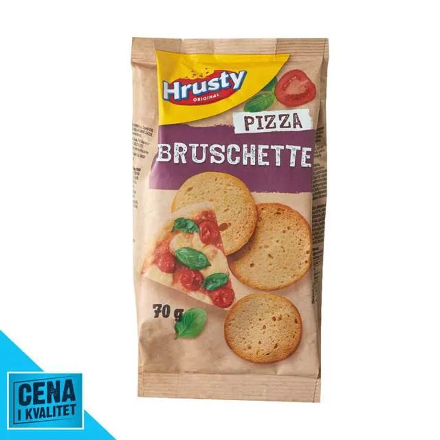 BRUSKETI PIZZA 70G HRUSTY HRUSTY