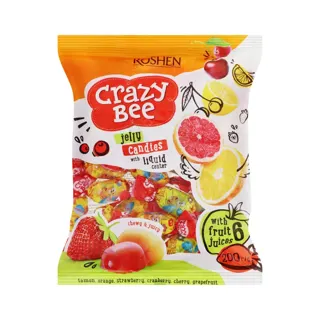 Gumene bombone Crazy Bee 200g Roshen 12