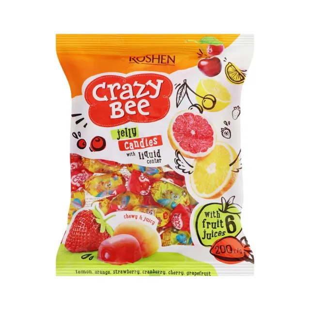 Gumene bombone Crazy Bee 200g Roshen 12 ROSHEN