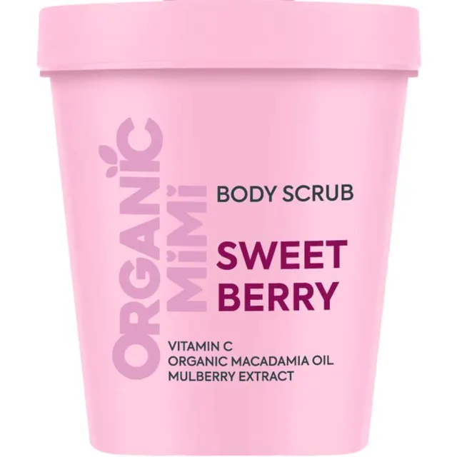 ORGANIC MIMI piling/telo SWEET BERRY250g ORGANIC MiMi