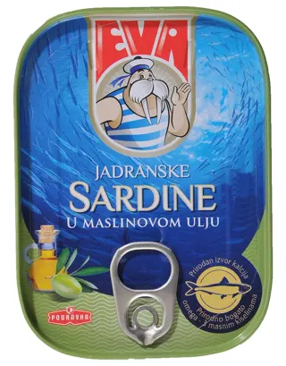Eva sardina masl.ulju 100g Podravka