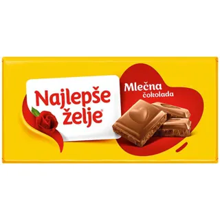 Cokolada mlecna Najlepse zelje Stark 90g