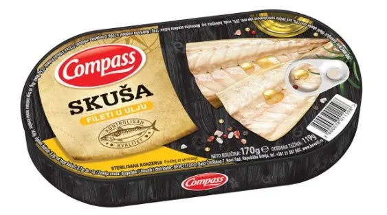 SKUSA FILETI U ULJU 170gr COMPASS BEVETTI