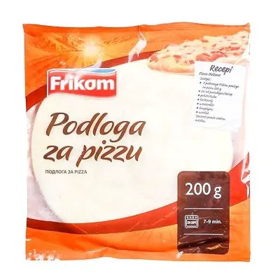 Smrznuta podloga za pizzu Frikom 200g Frikom