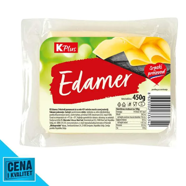 SIR EDAMER 450G K PLUS K PLUS