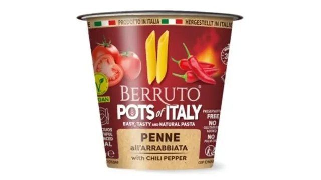 PASTA CUP PENNE ALLA ARRABBIATA BERRUTO 70G BERRUTO