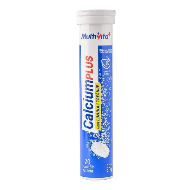 MULTIVITA KALCIJUM PLUS 20 TABLETA 80gr ATLANTIC BRANDS