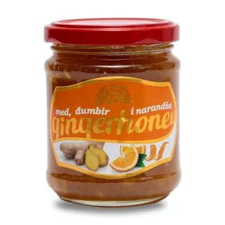 MED, ĐUMBIR I NARANDŽA 250GR GINGERHONEY