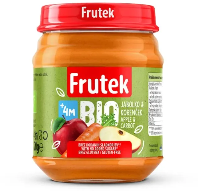 Frutek kasa sargarepa jabuka 120gr FRUTEK