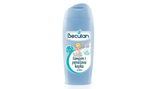 Becutan 2u1 kupka i šampon 400ml pumpica Becutan