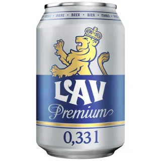 Pivo Lav Premium limenka 0.33l