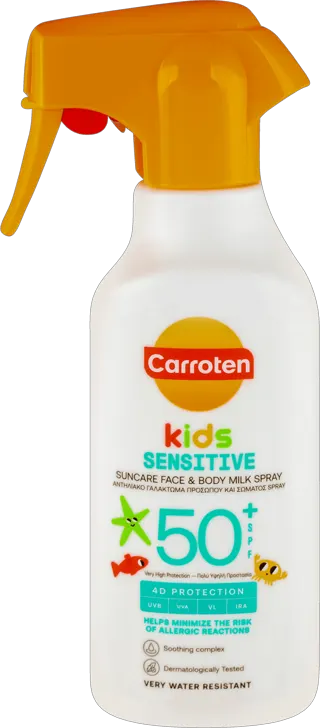 Carroten kids SENSITIVE mlekoZF50+ 270ml