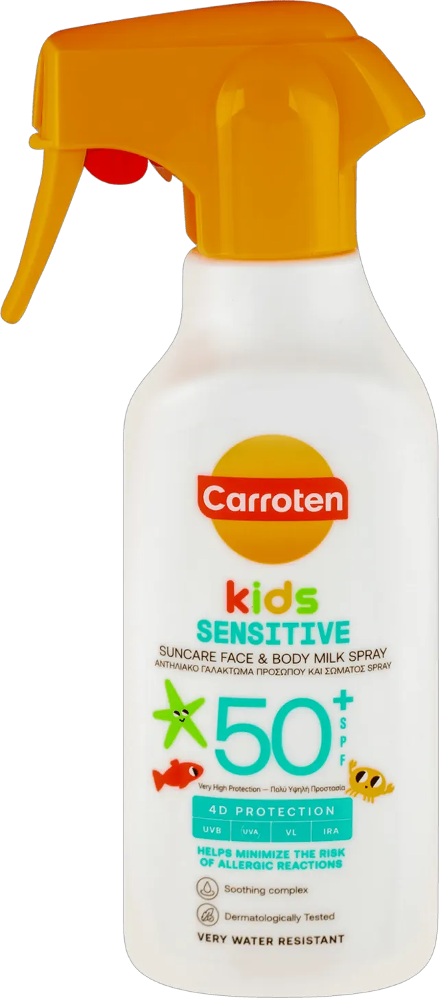 Carroten kids SENSITIVE mlekoZF50+ 270ml Carroten