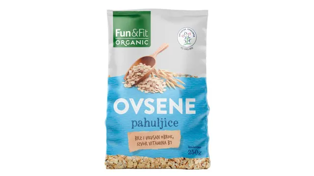 Fun&Fit ovsene pah. organik 250g Fun&Fit ORGANIC