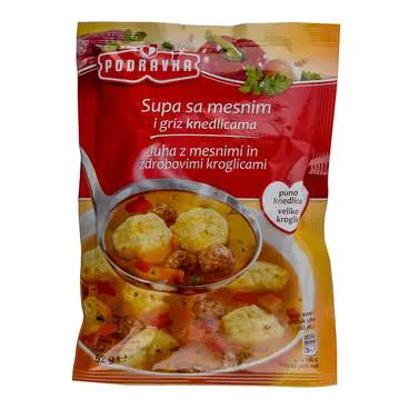 Supa sa mesn.&griz knedlic.Podravka 52g Podravka