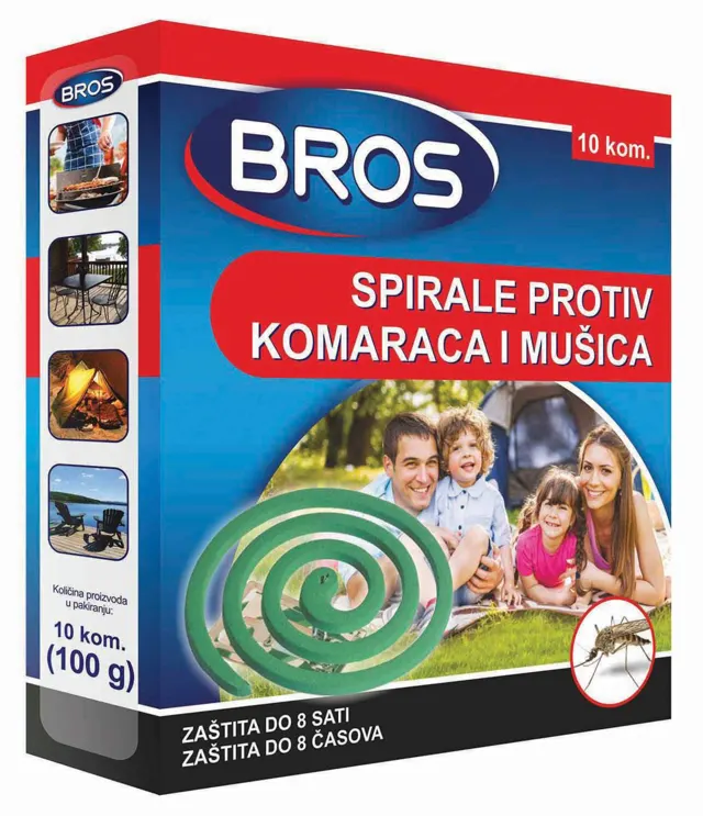 SPIRALE BROS PROTIV KOMARACA 10 10 kom BROS