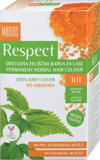 Respect boja za kosu R11 platina. plava