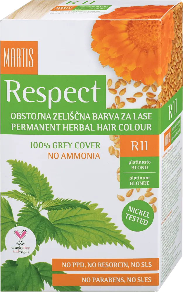 Respect boja za kosu R11 platina. plava Respect