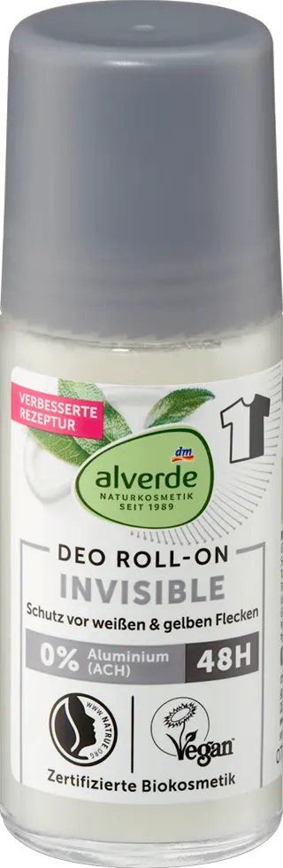 alverde deo roll-on Invisible 50ml