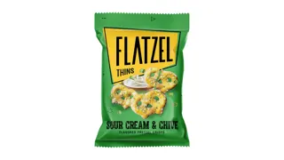 PERECE FLATZEL SOUR CREAM CHIVE 65G