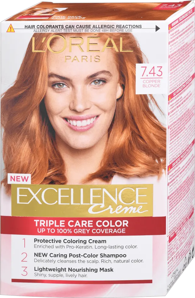 Farba Loreal Excellence 7.43 C.Blonde Loreal Excellence